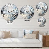Minimalism Stormy Prairies Wonderland Reverie II - Landscapes Metal Wall Clock