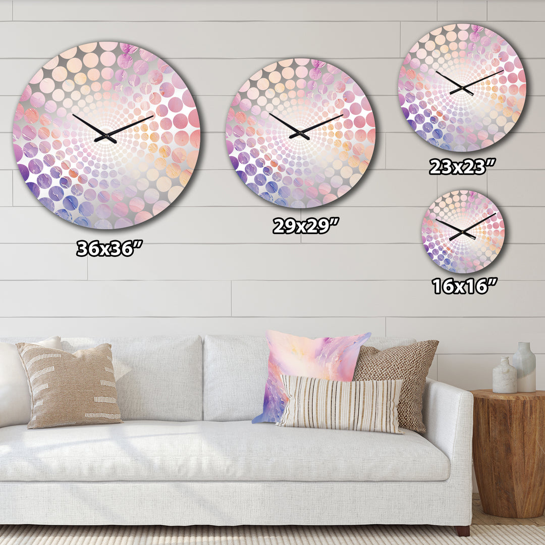 Ephemeral Rainbow Fantasy Arc - Landscapes Metal Wall Clock
