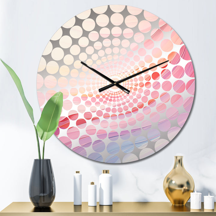Ephemeral Rainbow Fantasy Arc I - Landscapes Metal Wall Clock