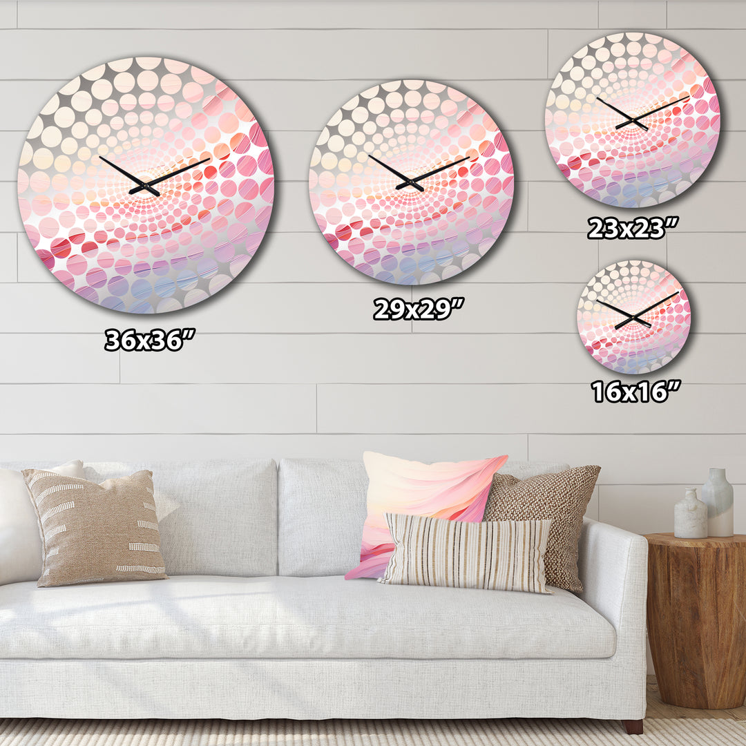 Ephemeral Rainbow Fantasy Arc I - Landscapes Metal Wall Clock