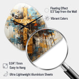 Divine Love Religious Cross III - Asymmetric Metal Wall Clock