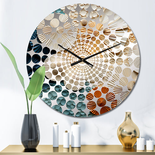 Seacreature Reflections IV - Animals Metal Wall Clock