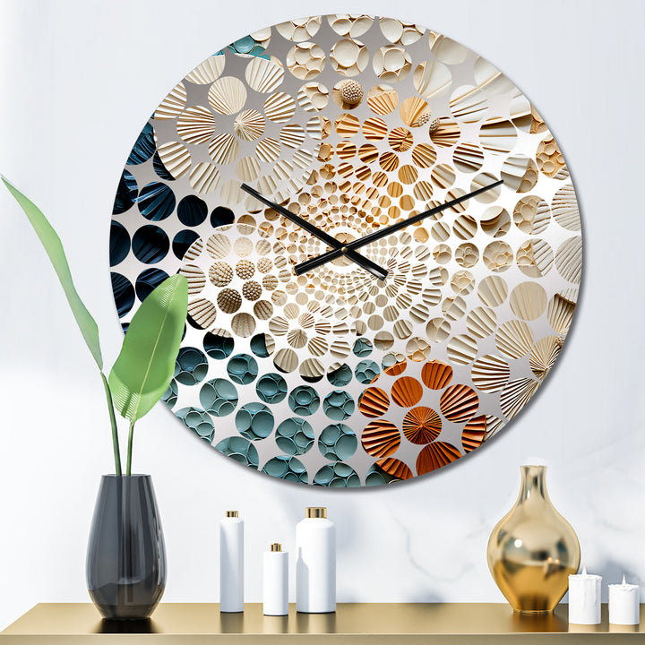Seacreature Reflections IV - Animals Metal Wall Clock
