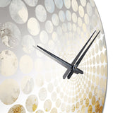 Elegant Sky Whispers I - Landscapes Metal Wall Clock