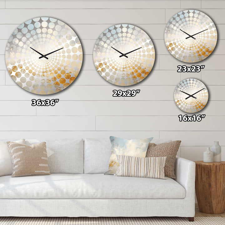 Elegant Sky Whispers I - Landscapes Metal Wall Clock