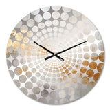 Elegant Sky Whispers IV - Landscapes Metal Wall Clock