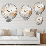 Elegant Sky Whispers IV - Landscapes Metal Wall Clock