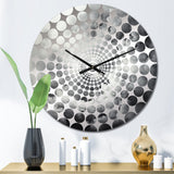Minimalism Gray Sky Storm - Landscapes Metal Wall Clock