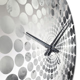 Minimalism Gray Sky Storm - Landscapes Metal Wall Clock