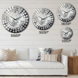 Minimalism Gray Sky Storm - Landscapes Metal Wall Clock