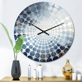 Minimalism Blue Sky Storm - Landscapes Metal Wall Clock