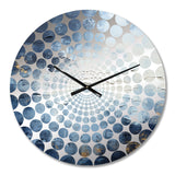 Minimalism Blue Sky Storm - Landscapes Metal Wall Clock