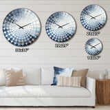 Minimalism Blue Sky Storm - Landscapes Metal Wall Clock