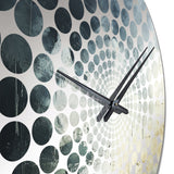 Minimalism Gray Sky Storm I - Landscapes Metal Wall Clock