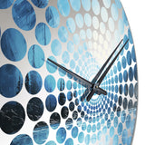 Northern Sky Blue Harmony - Landscapes Metal Wall Clock