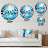 Northern Sky Blue Harmony - Landscapes Metal Wall Clock