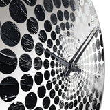 Northern Sky Black Harmony - Landscapes Metal Wall Clock