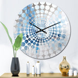 Azure Ascent Skycrapers Harmony I - Architecture Metal Wall Clock
