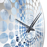 Azure Ascent Skycrapers Harmony I - Architecture Metal Wall Clock