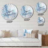 Azure Ascent Skycrapers Harmony I - Architecture Metal Wall Clock