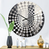 Ebony Edifices Sckycraper City - Architecture Metal Wall Clock