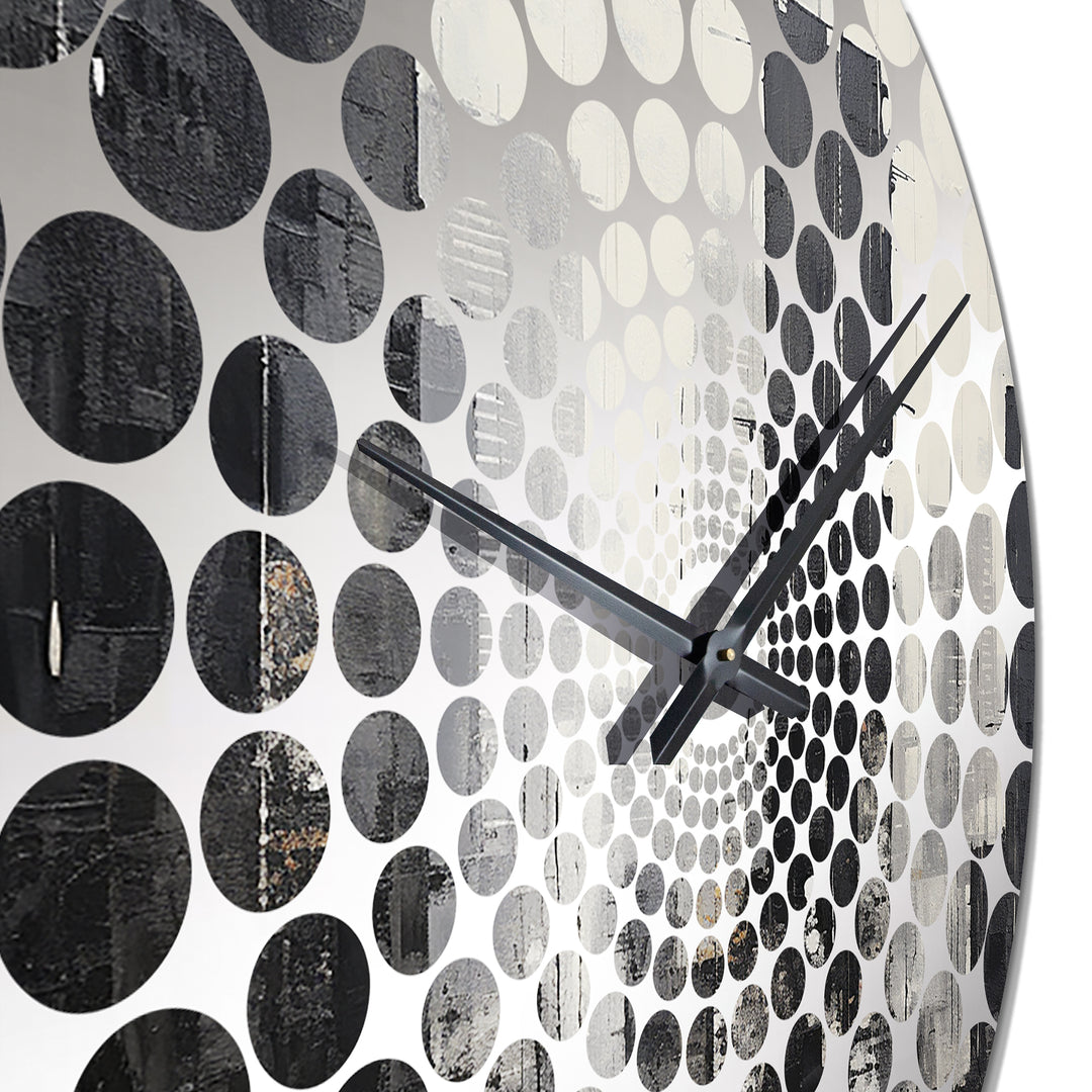 Ebony Edifices Sckycraper City - Architecture Metal Wall Clock