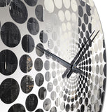 Ebony Edifices Sckycraper City - Architecture Metal Wall Clock
