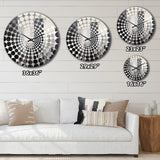 Ebony Edifices Sckycraper City - Architecture Metal Wall Clock