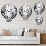 Ebony Edifices Skyscraper City - Architecture Metal Wall Clock