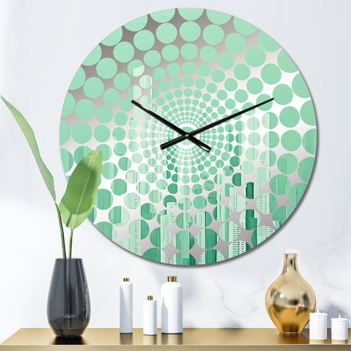 Mint Monoliths Skyscraper Building - Architecture Metal Wall Clock