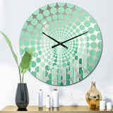 Mint Monoliths Skyscraper Building - Architecture Metal Wall Clock