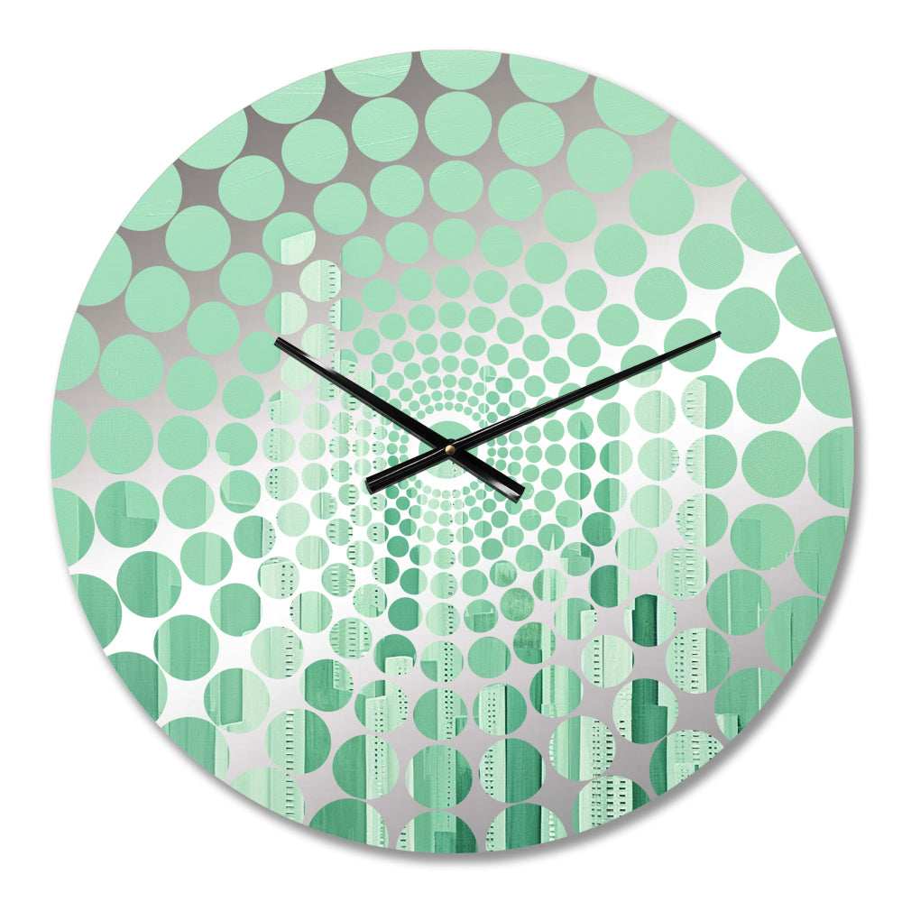 Mint Monoliths Skyscraper Building - Architecture Metal Wall Clock