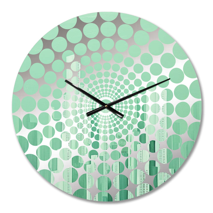 Mint Monoliths Skyscraper Building - Architecture Metal Wall Clock