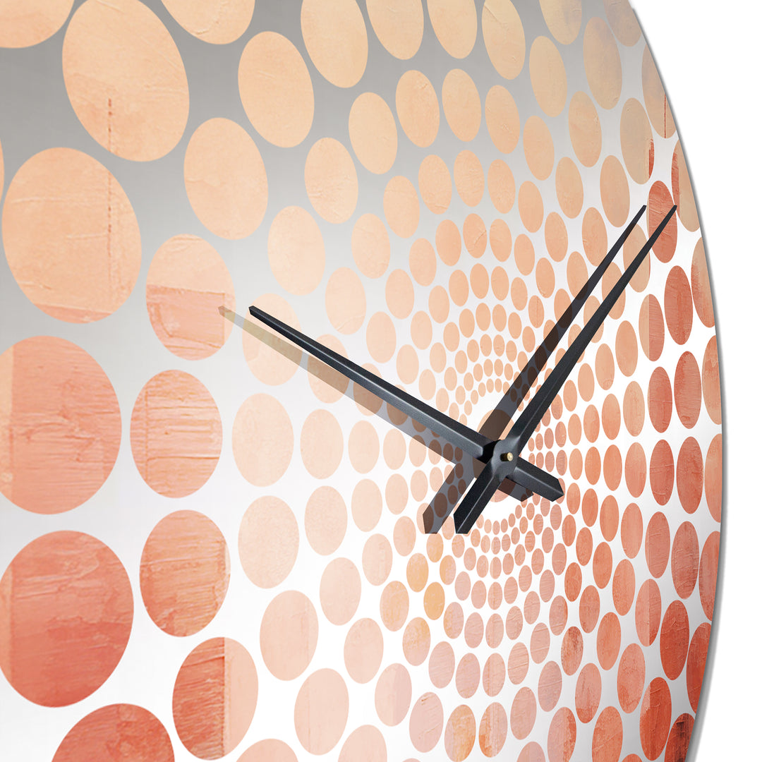 Salmon Spires High Rise Cityscape - Architecture Metal Wall Clock