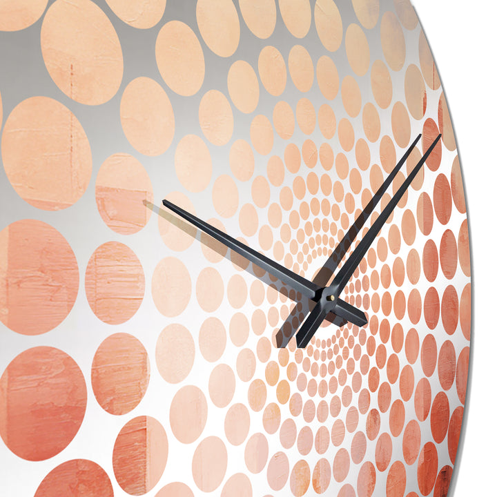 Salmon Spires High Rise Cityscape - Architecture Metal Wall Clock