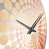 Salmon Spires High Rise Cityscape II - Architecture Metal Wall Clock