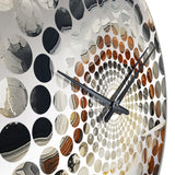Stone Geode Scenery Minimalism - Landscapes Metal Wall Clock