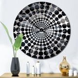 Black Stones Scenery Minimalism - Landscapes Metal Wall Clock