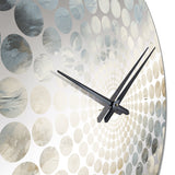 Muted Colors Minimalism Storms I - Landscapes Metal Wall Clock