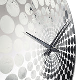 Minimalism Black And White Storms - Landscapes Metal Wall Clock