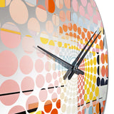 De Stijl Geometric Pastel Harmony II - Landscapes Metal Wall Clock