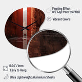 Fantastic Dissolving Doorways - Asymmetric Metal Wall Clock