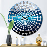 Surrealism Inverted Ocean Photo - Abstract Metal Wall Clock
