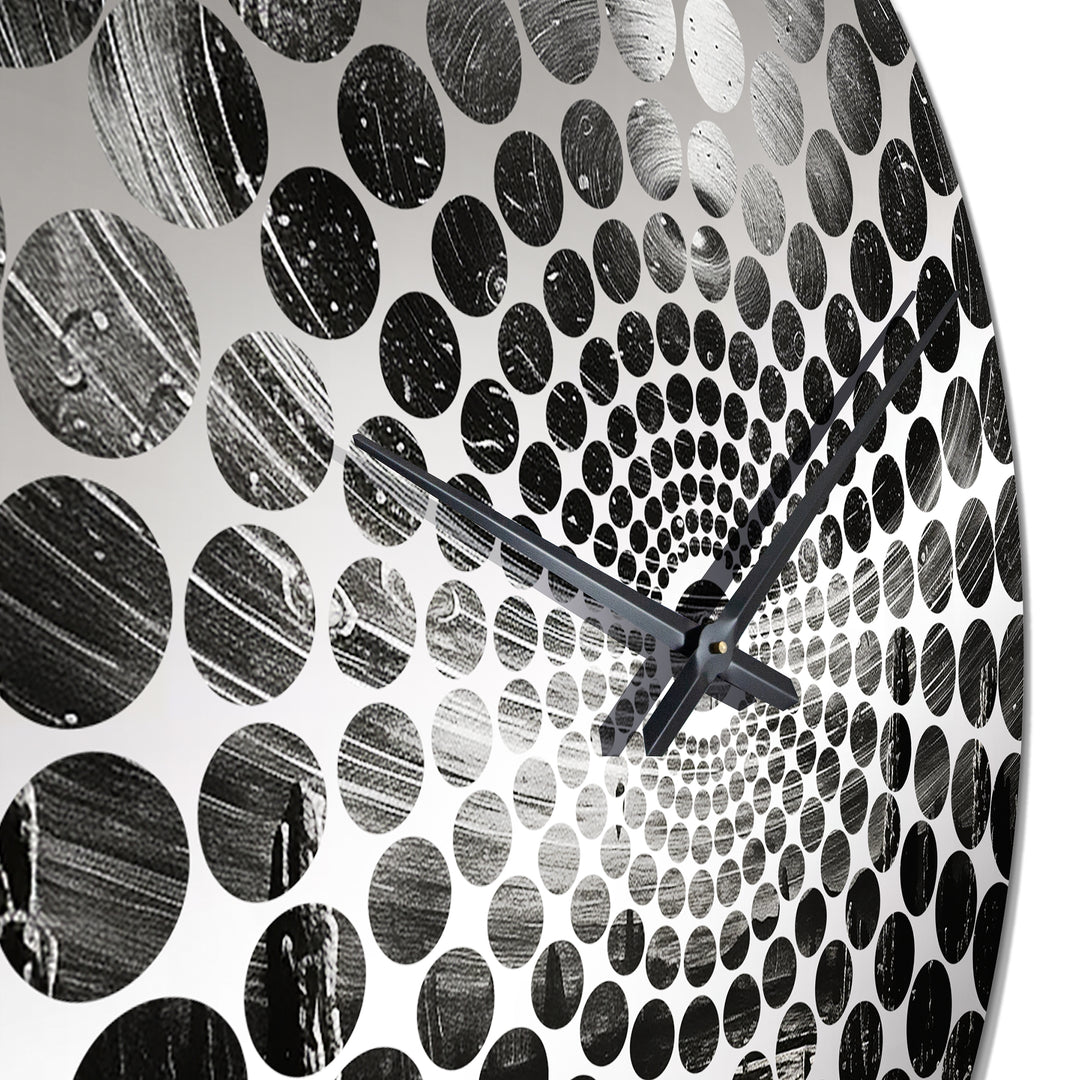 Minimalism Sci Fi Ufo - Abstract Metal Wall Clock