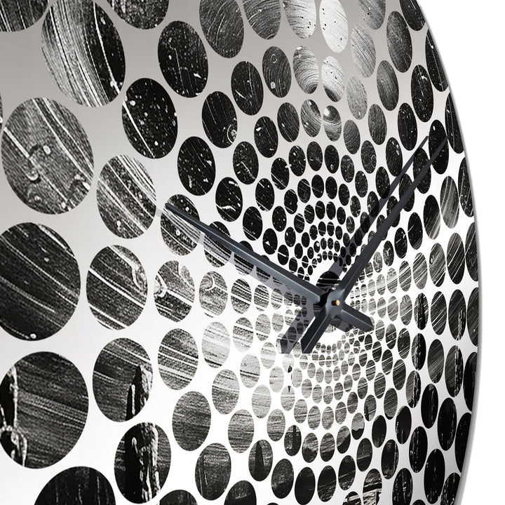 Minimalism Sci Fi Ufo - Abstract Metal Wall Clock