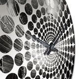 Minimalism Sci Fi Ufo - Abstract Metal Wall Clock