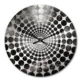 Minimalism Sci Fi Ufo - Abstract Metal Wall Clock