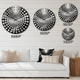 Minimalism Sci Fi Ufo - Abstract Metal Wall Clock