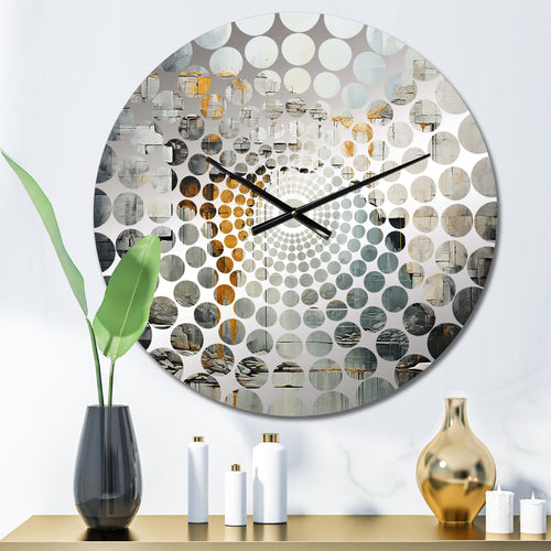 waterfall cliff adventure - Landscapes Metal Wall Clock