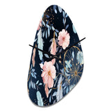 Ethereal Dreamcatchers Boho Pattern - Asymmetric Metal Wall Clock